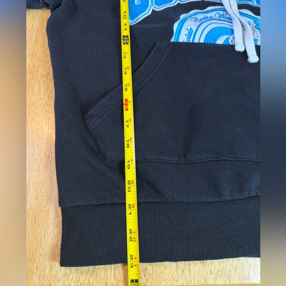 Cookies Double Up Black Blue Fleece Hoodie Mens S Sweatshirt Stitched Logo - Picture 7 of 8